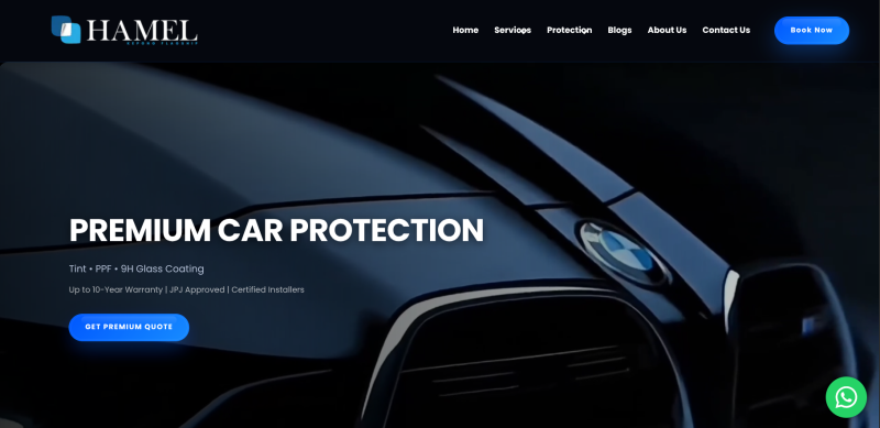 Hamel Kepong Website — website screenshot